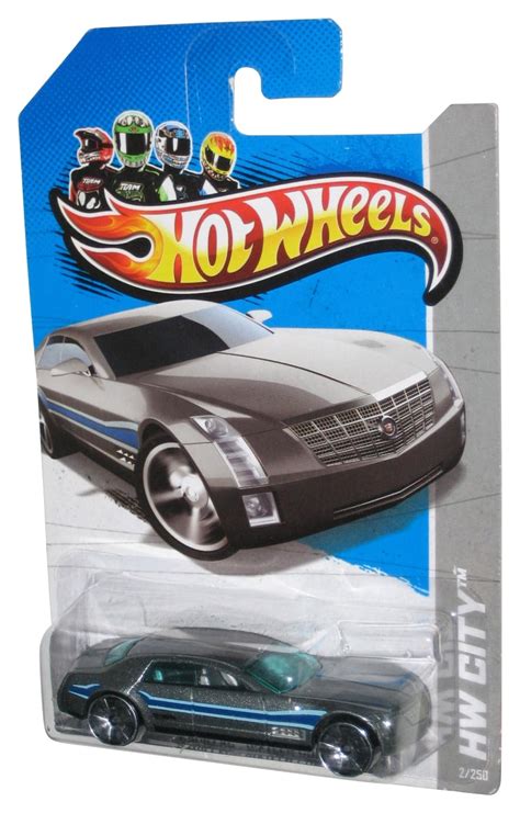 Hot Wheels Hw City Silver Cadillac Sixteen Concept Toy Car Walmart