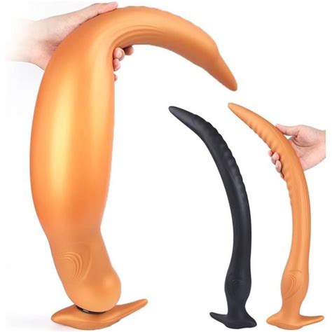 Plug Anal Gonflable Grand Plug Anal Super Long Gode Géant Gel De Silice Liquide Butt Plug