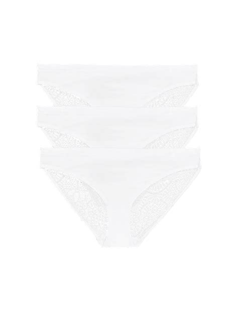 Buy Pk Body Soft Lace Bikini Knickers At Marks Spencer