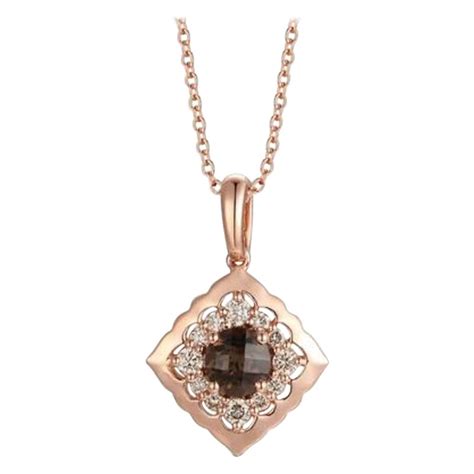 Le Vian Pendant Featuring Chocolate Quartz Chocolate Diamonds Nude Diamonds For Sale At 1stDibs