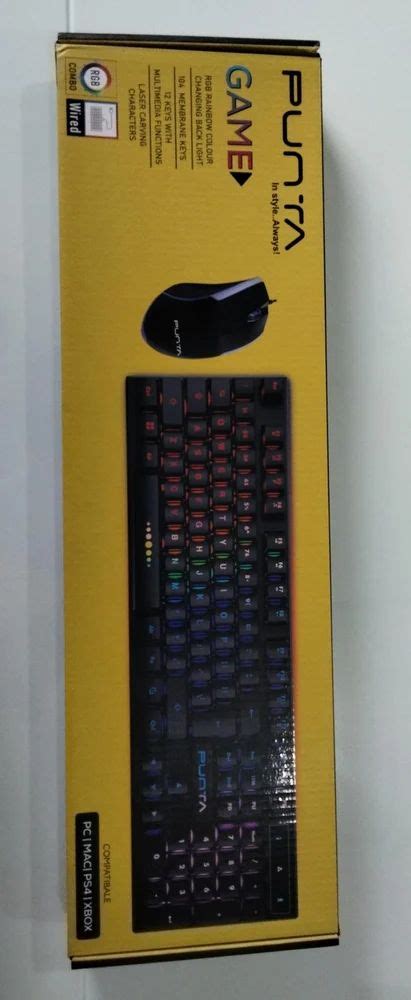 Punta Rgb Keyboard Mouse Combo At ₹ 525piece Logitech Keyboard
