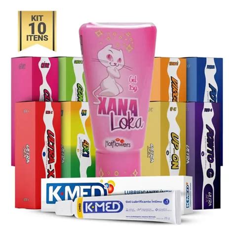 Kit Sex Shop Xana Loka Excitante Unissex Auxilia Ereçao un Parcelamento sem juros