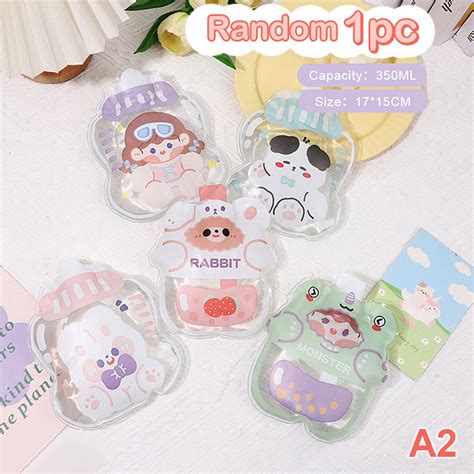 Pc Winter Cartoon Portable Hand Warmer Hot Water Bag Instant Heating Pad Reusable Mini Self