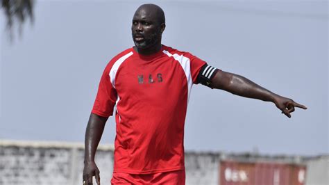 George Weah: Liberia president plays for national team - Sports Illustrated