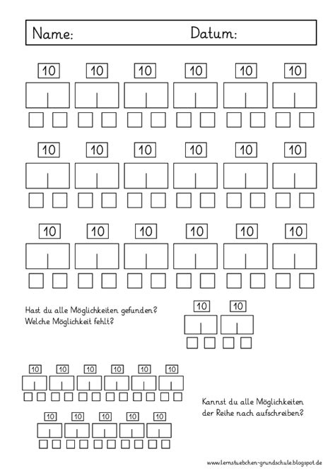 Zahlenraum Mathe Grundschule Pdf