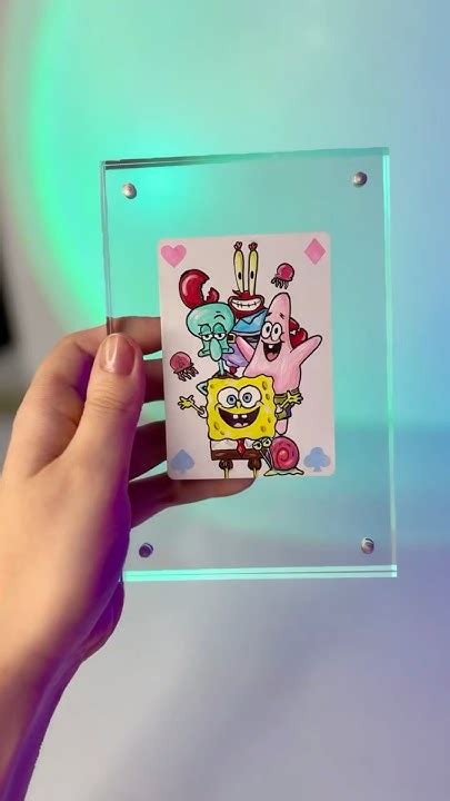 Губка Боб Fan-art 🎨Коллекционная карта с персонажами из мультика # ...