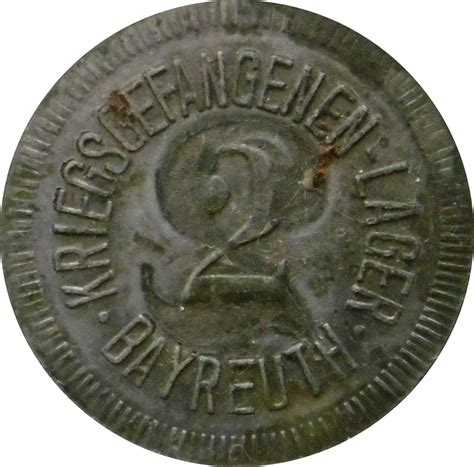 Pfennig Bayreuth Kriegsgefangenen Lager Ville De Bayreuth