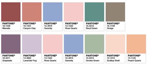 Pantone Color of the Year Is Full Of Surprises 색 배합 로즈 쿼츠 색