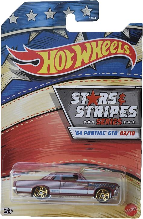 Amazon Hot Wheels Stars Stripes Series Pontiac GTO Red