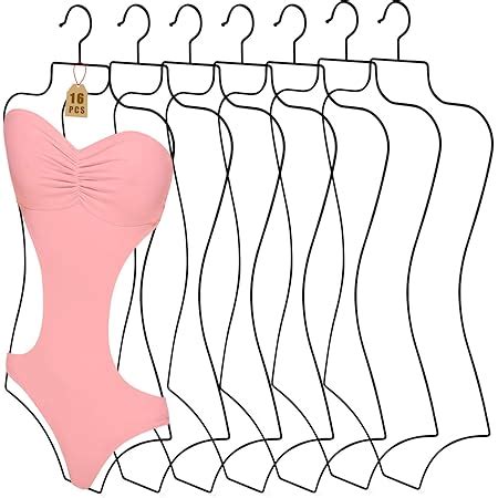 Amazon Body Shape Bikini Hanger Wire Body Shape Display Hangers Metal Lingerie Hangers