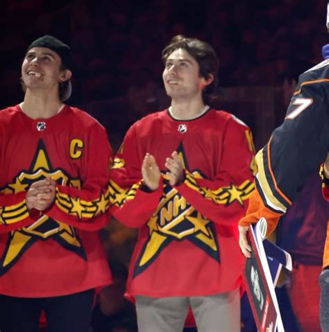 Quinn Hughes Jack Hughes In 2024 Hughes Brothers Hot Hockey Players Hockey Humor