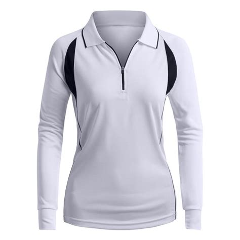 Womens Long Sleeve Polos