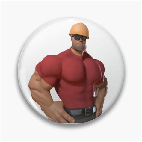 tf buff engineer pin  sale  andysarmoury redbubble