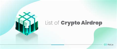 7 Top List Of Crypto Airdrops To Check In January 2024 Hela