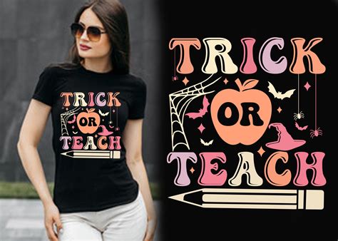 Trick or Teach( Teacher Retro T-shirt) Graphic by syedafatematujjuhura