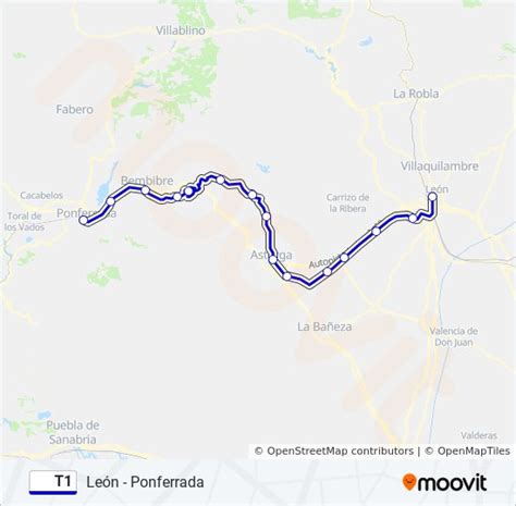 L Nea T Horarios Paradas Y Mapas Le N Actualizado