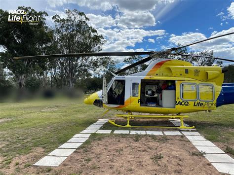 Racq Lifeflight Rescue Airlifts Injured Motocross Rider Lifeflight