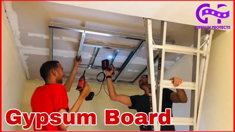 Como Hacer Una Facia Flotante En Un Techo De Gypsum Board Youtube