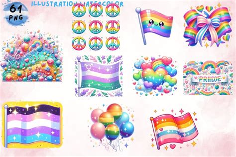 Lgbt Pride Clipart Gay Pride Png Lesbian Rainbow Lgbt Quote Printable Files Lgbt Mega