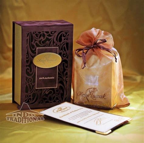 Kopi Luwak Authentic Gift Box Food Drinks Beverages On Carousell