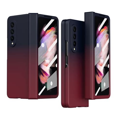 Galaxy Z Fold 3 Case And Cover With Built In Tempered Glass Screen