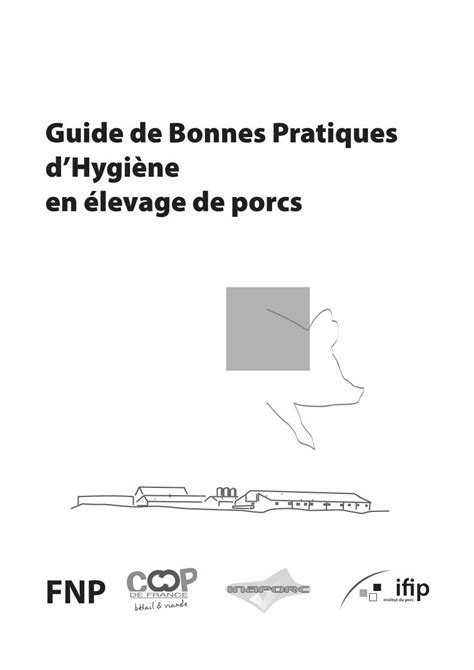 Pdf Guide Des Bonnes Pratiques D’hygiène En élevage De Porcsansporc Fr Documents Guidegbph Pdf