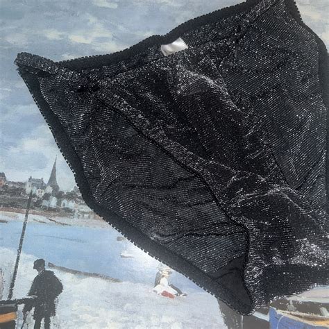 Vintage Nylon String Bikini Panties Small Gem