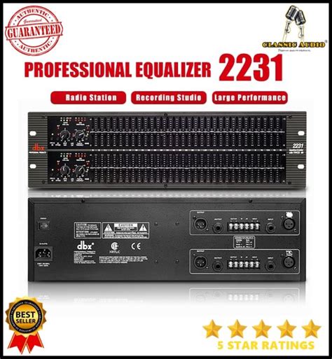 Classic Audio DBX 2231 Graphic Equalizer/Limiter with Class III Noise