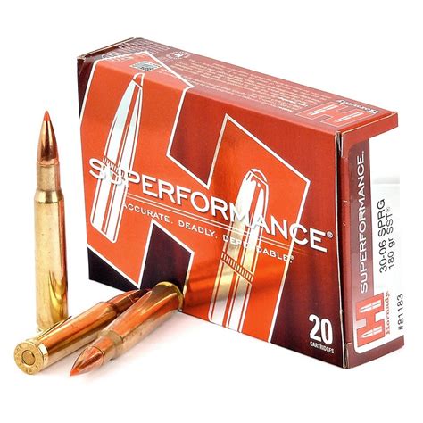 MUNITION HORNADY 30 06 180 GRS SST Armurerie Vauban