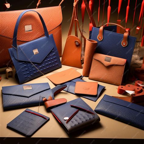 Premium AI Image | Leather goods designs