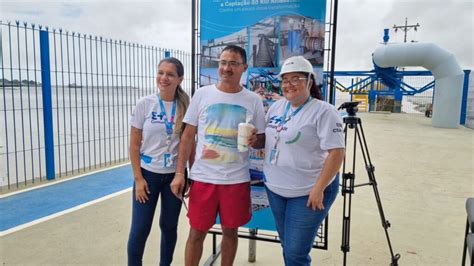 CSA recebeu a população na Captação de Água do Rio Amazonas durante