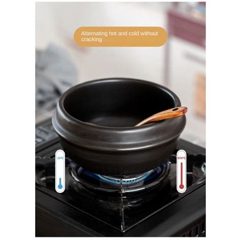 Korean Stone Bowl Dolsot Ddukbaegi With Trivet Sizzling Hot Pot For Bibimbap And Soup