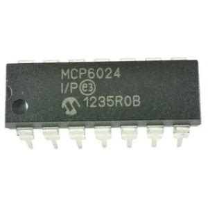 Circuito Integrado MCP6024 I P DIP 14 PTH Achei Componentes