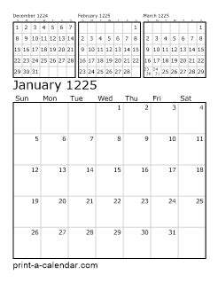 printable calendars