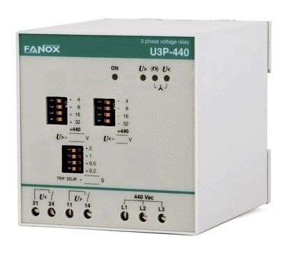 Rel De Prote O De Tens O U Fanox Electronic De Falta De Fase