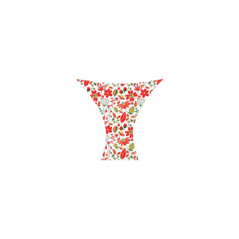 Cute Red Flowers Leaves Nature Custom Bikini Swimsuit Id D