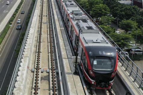 Sepanjang Lrt Jabodebek Sudah Layani Juta Pengguna