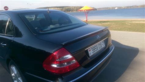 Спойлер — Mercedes-Benz E-Class (W211), 3,2 л, 2004 года | тюнинг | DRIVE2