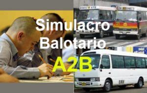 Balotario Y Simulacro Categor A A Iib Simulacro Mtc