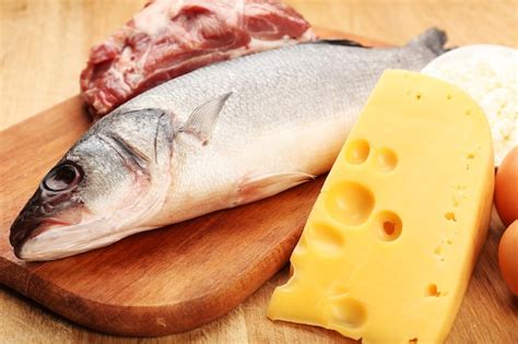 Premium Photo Food High In Protein On Table Closeup