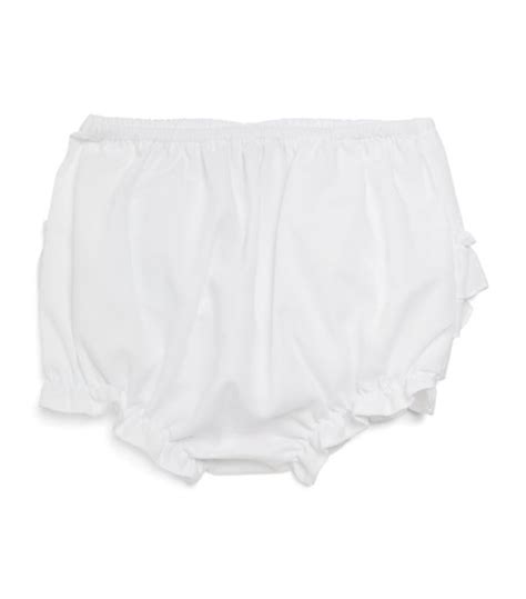 Sarah Louise White Ruffle Detail Knickers Harrods UK