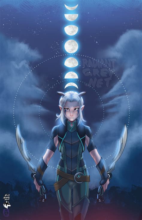 Rayla Dragon Prince Poster Print Wall Art Decor Fanart Etsy