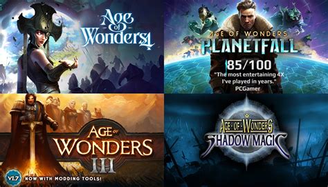 All Age of Wonders games released so far - check prices & availability