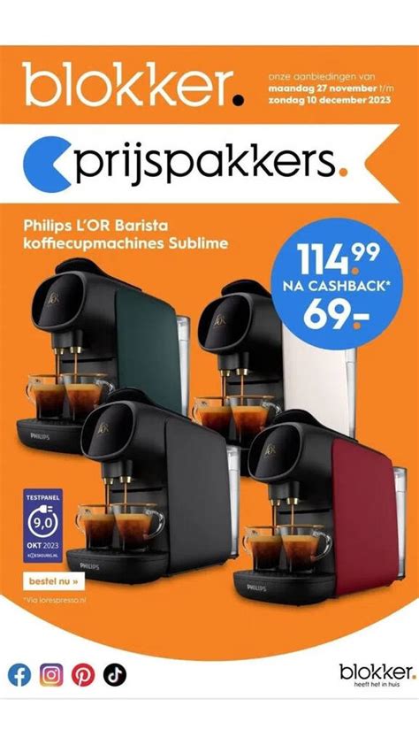 Philips L Or Barista Koffiecupmachines Sublime Aanbieding Bij Blokker