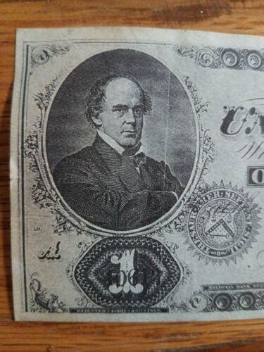 August 1 1862 One Dollar Bill Sn 40617 Series 268 Treasury New York