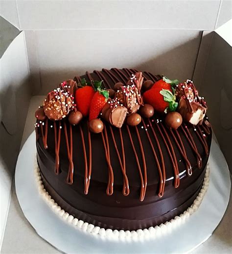 Hari Jadi Hiasan Kek Coklat Indulgence Cake Birthday Kekcawan Com My