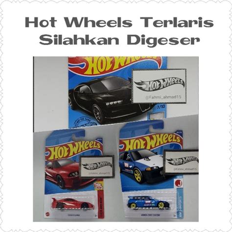 Jual Hot Wheels Bugatti Chiron Honda Civic Type R Nissan Silvia Mazda Repu Crx Acura Nsx Aston