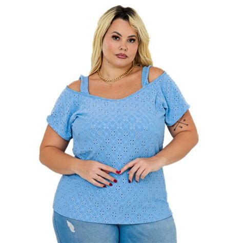 Blusa Lesie Plus Size Roupa Feminina Seroy Blusa Plus Size Feminina