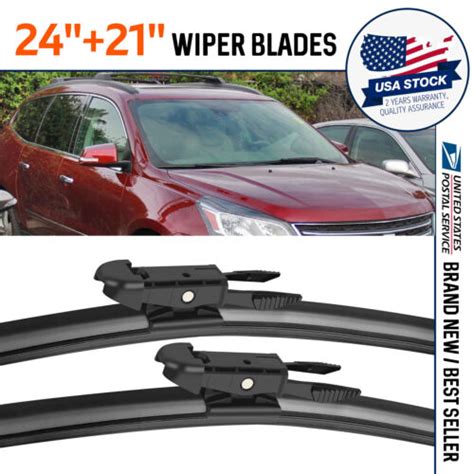 Pair Oem Bracketless Windshield Wiper Blades For Buick Lucerne