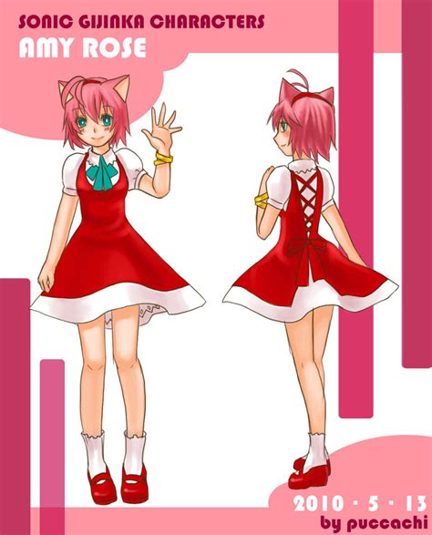 Gijinka Amy Rose By Chobitsg On Deviantart